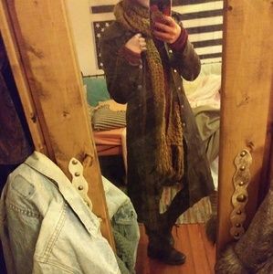 Genuine Vintage Quebec Leather Duster Size US 7/8